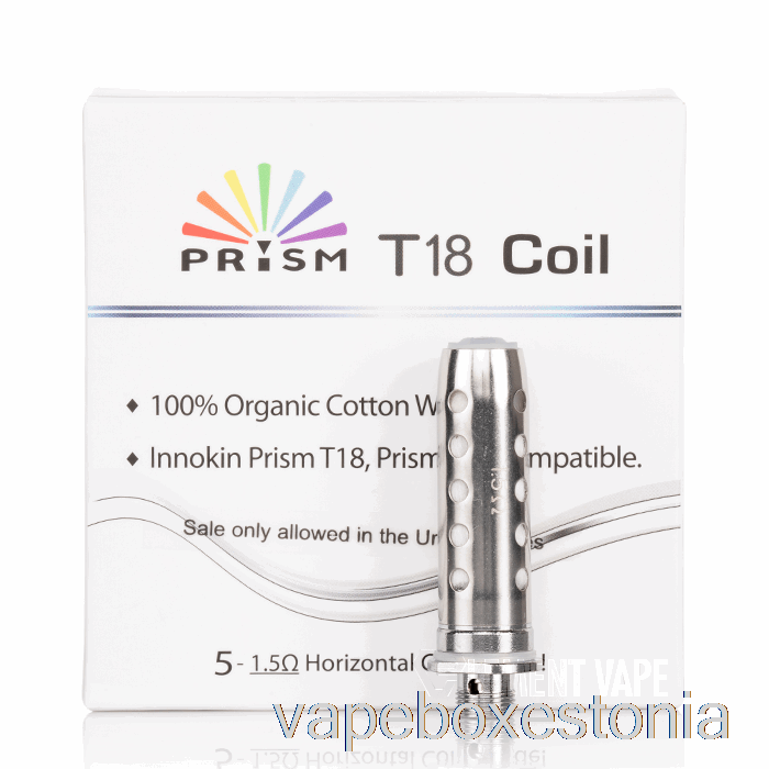 Vape Box Estonia Innokin Prism T18 / T22 Asenduspoolid 1,5oomi Mähised